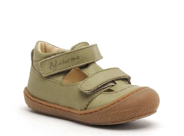 Naturino boots bottine bebe puffy nappa 0b04 kaki