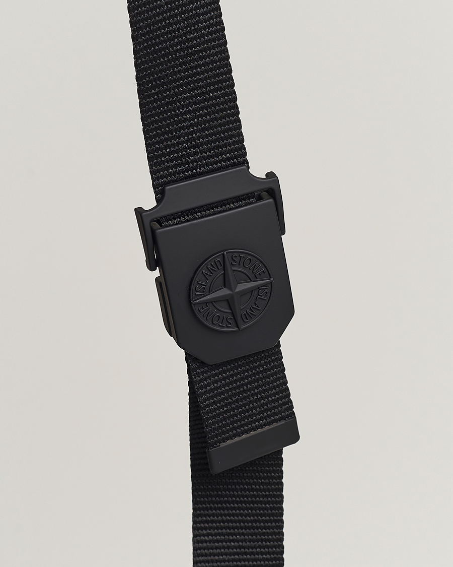 Stone Island Textile Belt Black