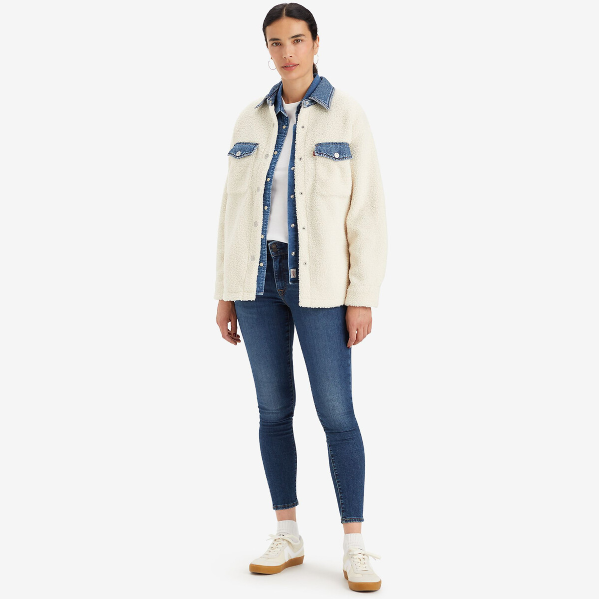 Calça jeans Levi's 711™ com dois botões