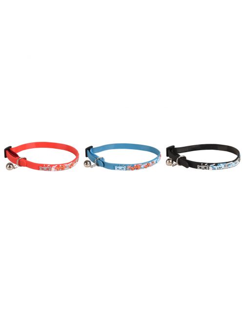 Flamingo Kattenhalsband Nanou - Kattenhalsband - 20-32 cm Assorti Multi-Color
