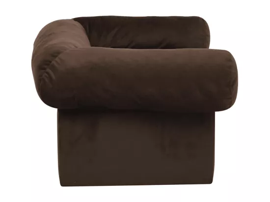 Canapé pour chien avec tiroir Marron 75x50x38 cm Peluche