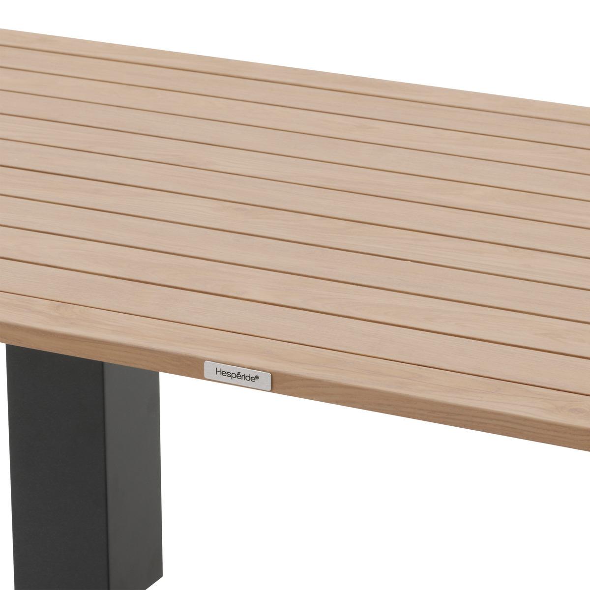 TABLE RELEVABLE RECTANGLE SALIMIA GRAPHITE HONEY