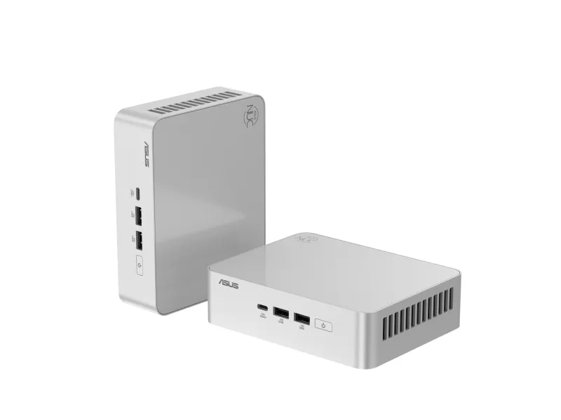 ASUS NUC 15 Pro  RNUC15CRSU900002 - Barebone - mini PC 1 x Core Ultra 9 285H / op til 5.4 GHz - RAM 0 GB - Arc Graphics 140T - IEEE 802.11ax (Wi-Fi 6), IEEE 802.11be (Wi-Fi 7), Bluetooth 5.4, 2.5 Gigabit Ethernet, Gigabit Ethernet - sølv