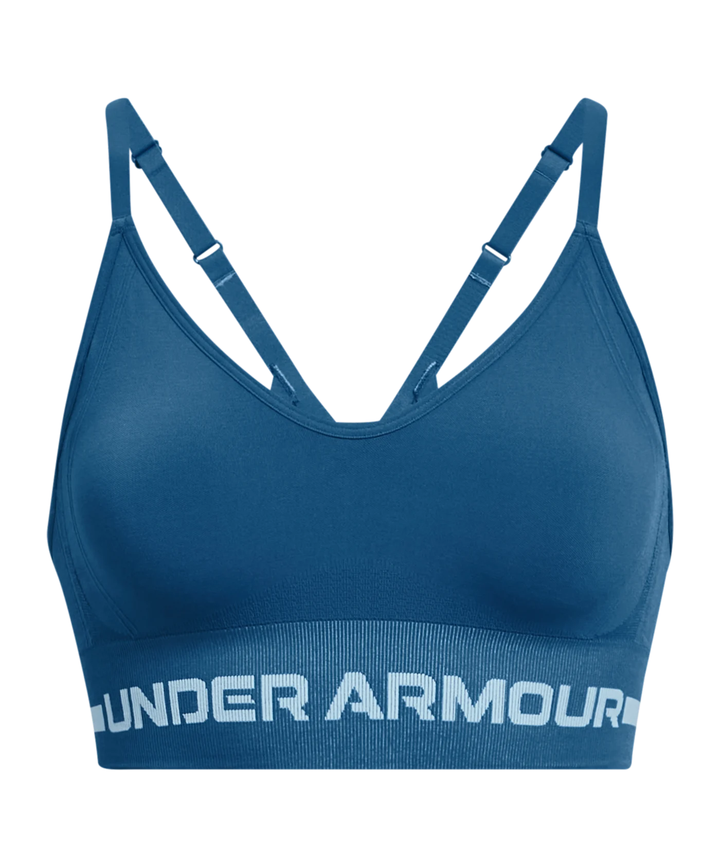 Under Armour Low Long Sport-BH Damen Blau F426