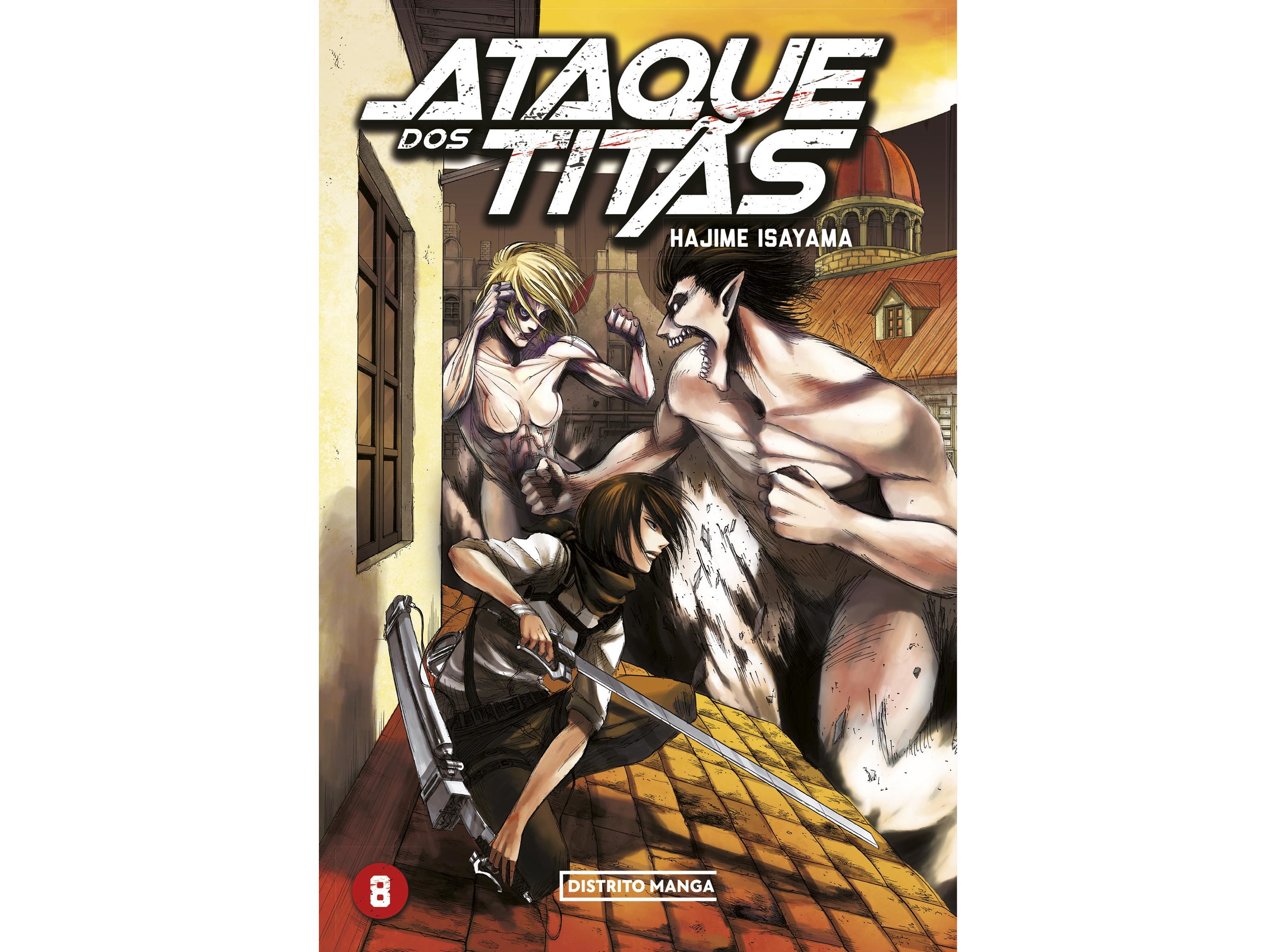 LIVRO ATAQUE DOS TITÃS LIVRO 8 HAJIME ISAYAMA