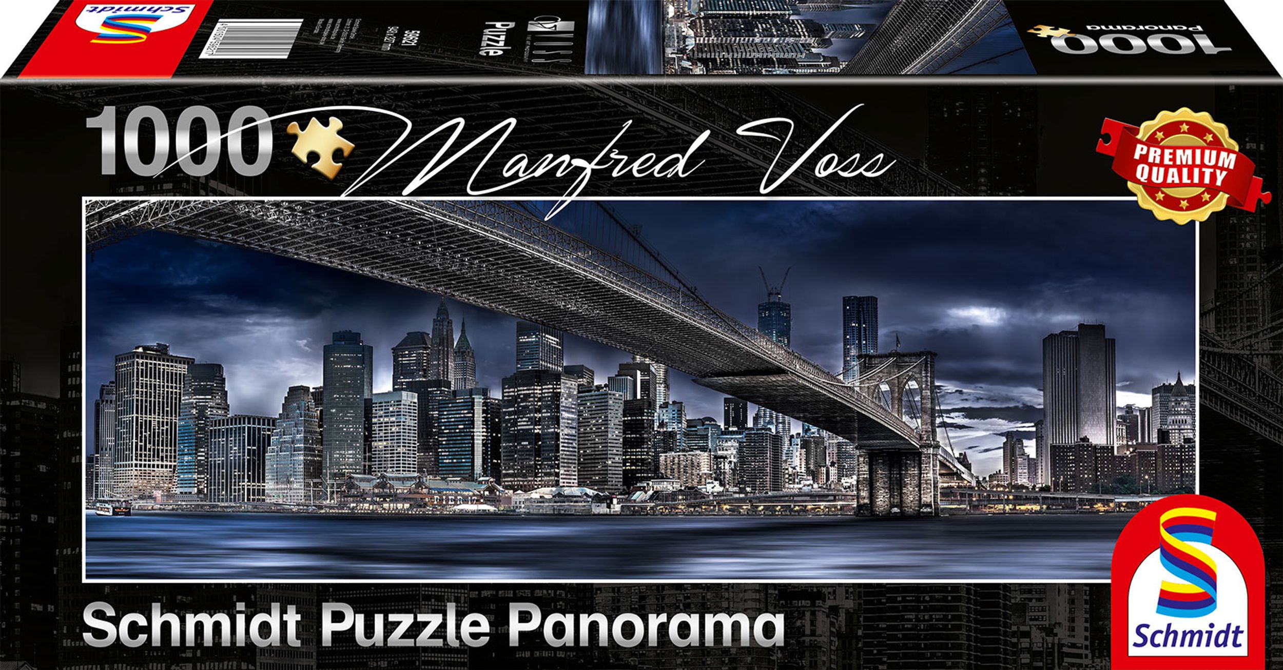 New York Dark Night Panorama