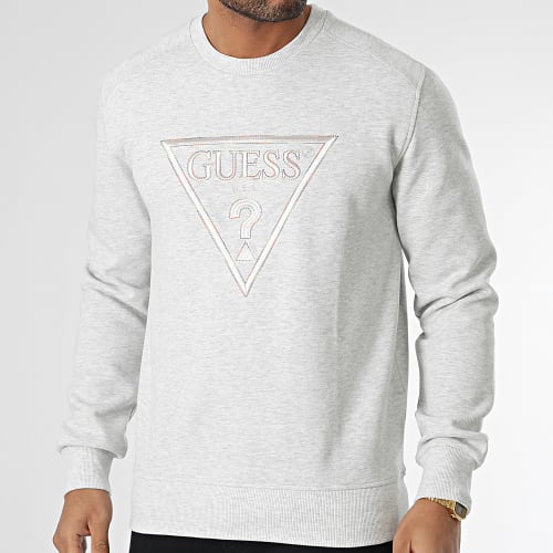 Sweat Crewneck M3RQ11-KBDE2 Gris Chiné