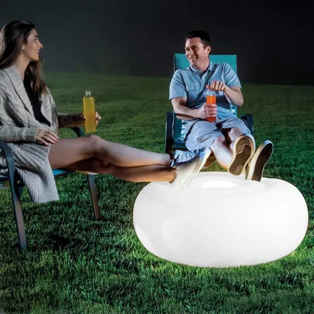 Intex Schwimmender LED Ottomane 7 Farben, 86 x 33cm