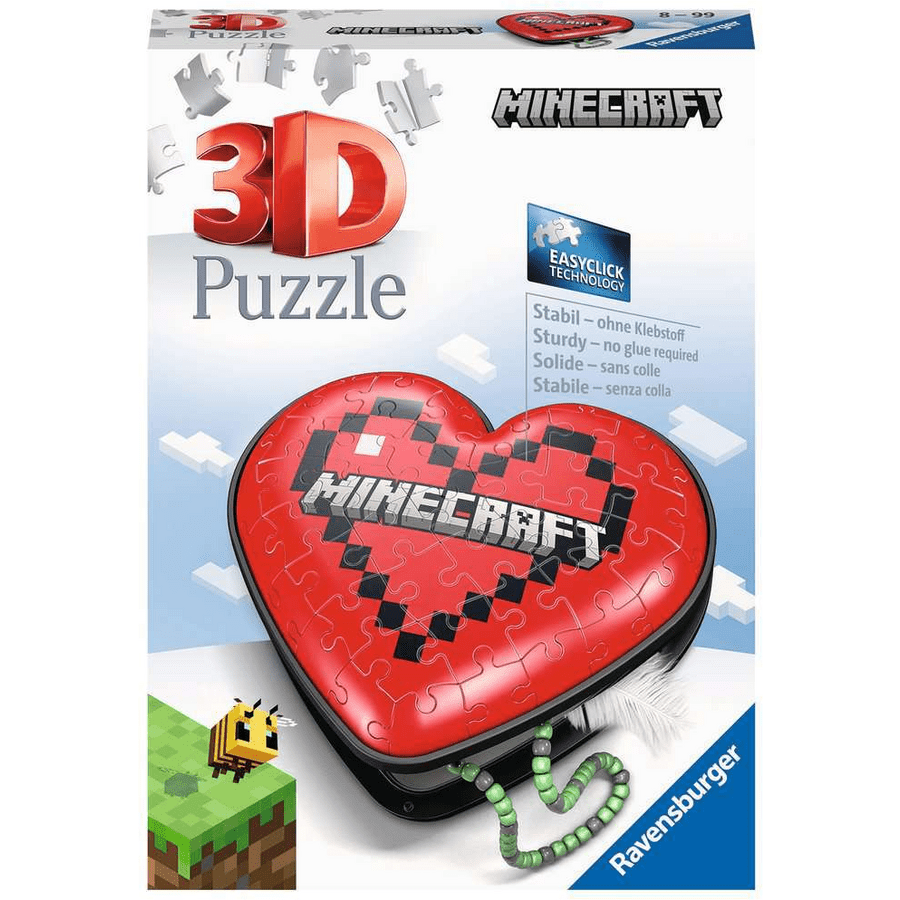 Ravensburger Herzschatulle - Minecraft bunt