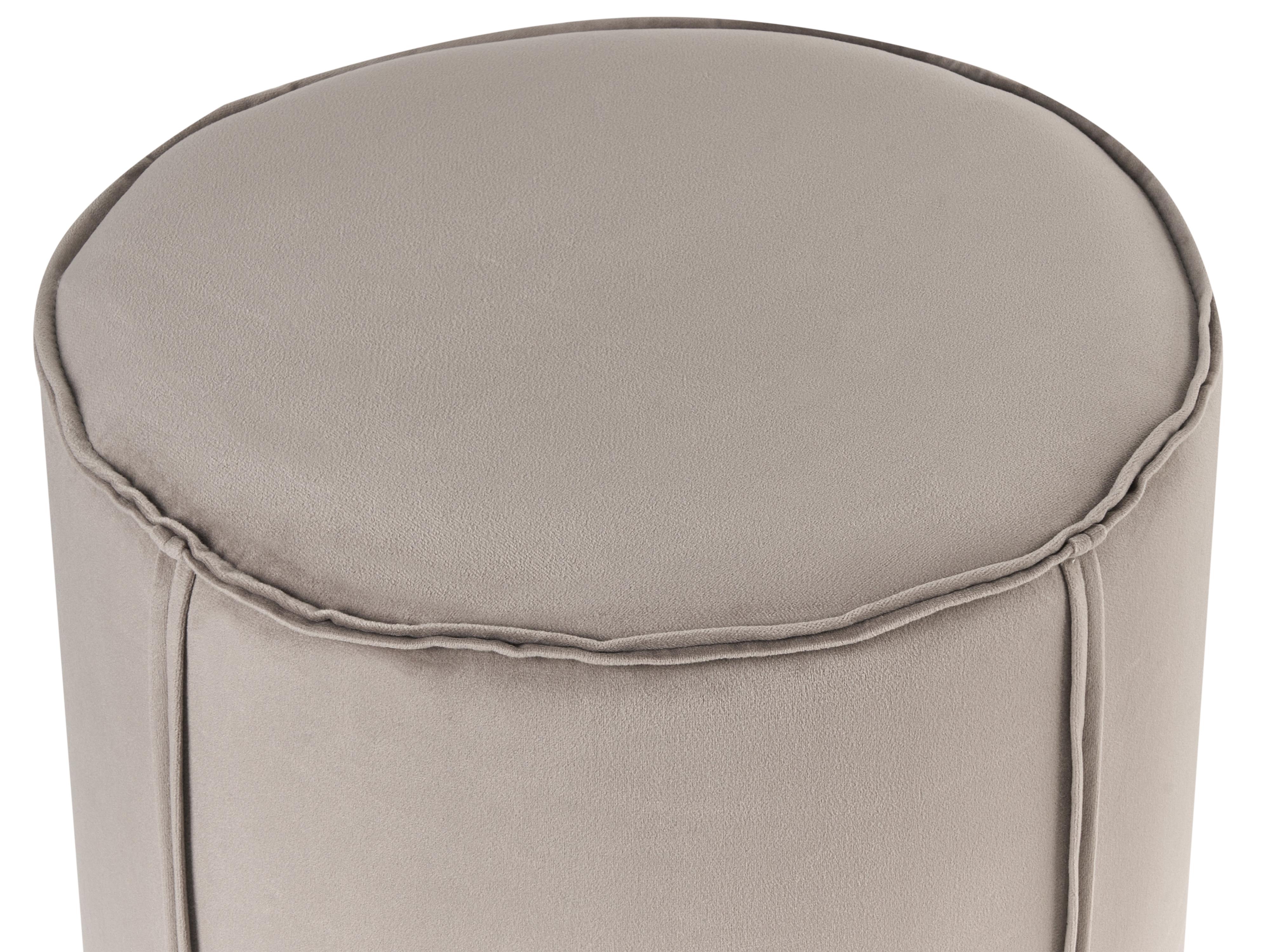 Poef SEDONA Fluweel Taupe