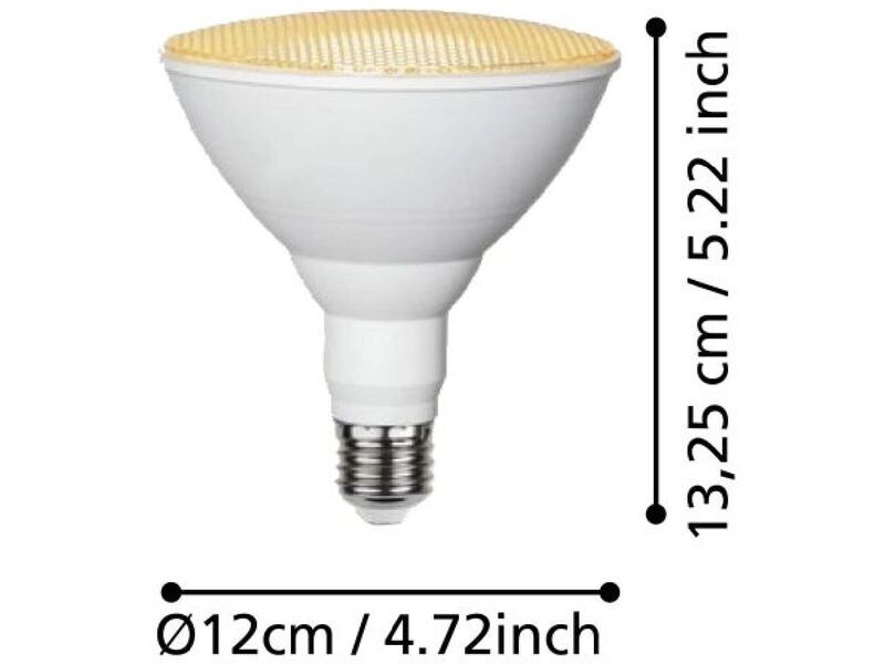 EGLO Leuchten Lampe 16 W E27 Warmweiss Pflanzen-Leuchte