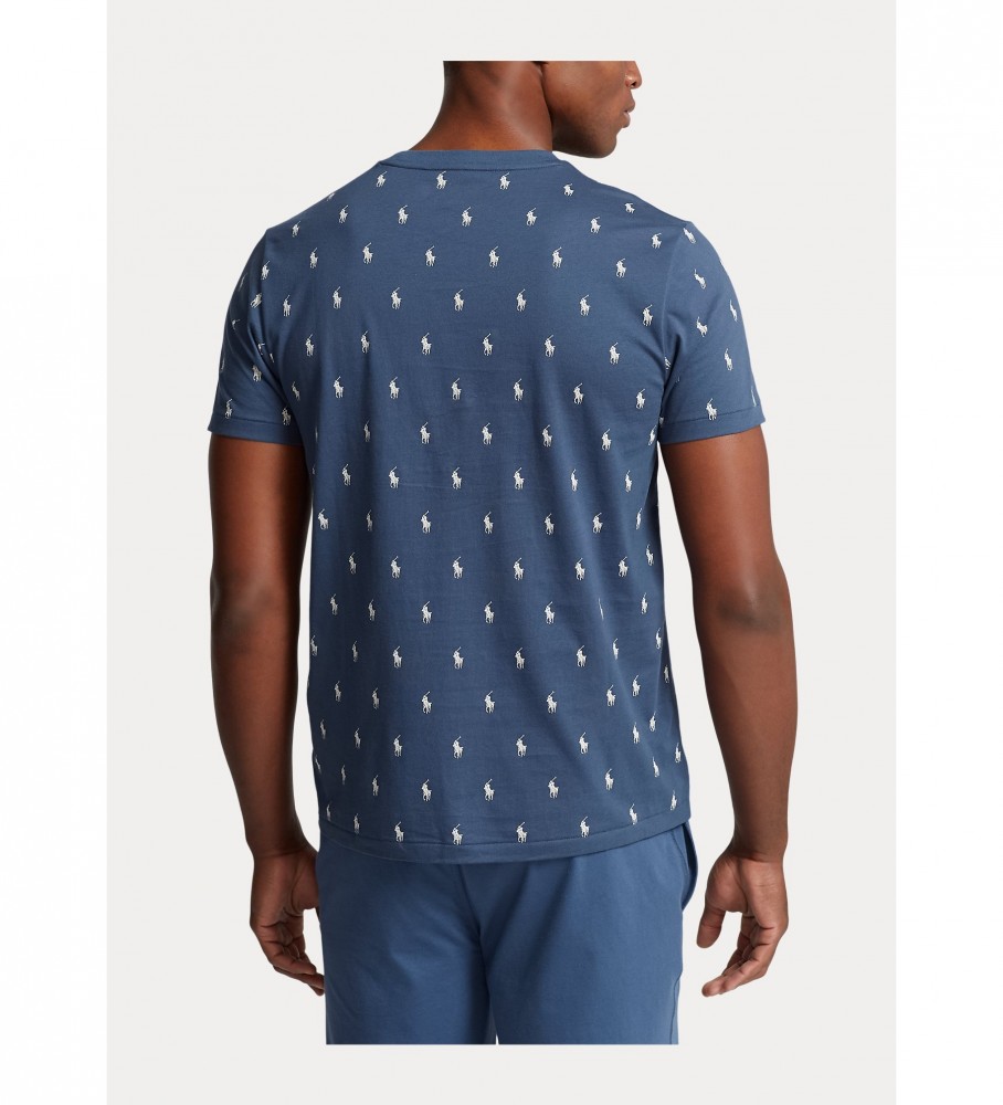 Camiseta Ralph Lauren Azul Estampada