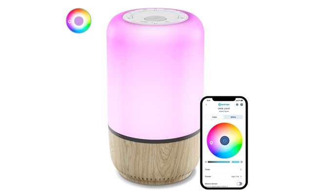 Maxi-Cosi LED Nachtlicht »Soothe White Wood« Farbwechsler