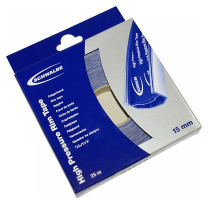 FOND DE JANTE SCHWALBE HAUTE PRESSION LARGEUR 15mm (ROULEAU DE 25M)