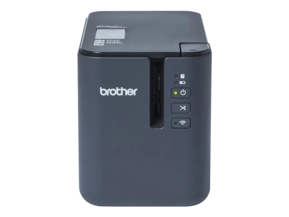 Brother PT-P950NW - Etiketprinter - termo transfer - Rulle (3,6 cm) - 360 x 720 dpi - op til 80 mm/sek. - USB 2.0, LAN, Wi-Fi(n), USB vært - cutter
