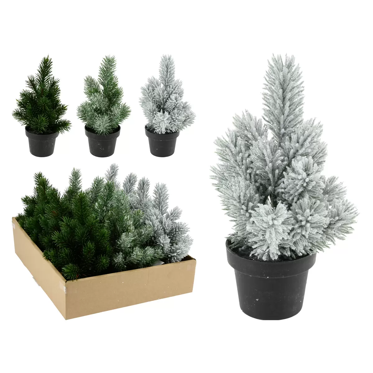 Deko Kiefer Pine-Tree schwarz,grün