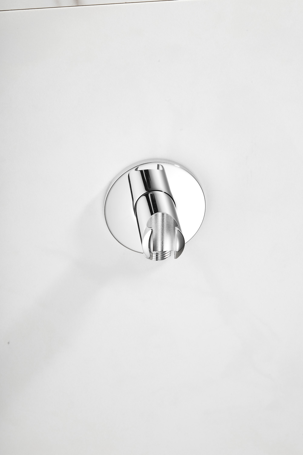 Saniclear Plus handdouche houder met wateraansluiting chroom