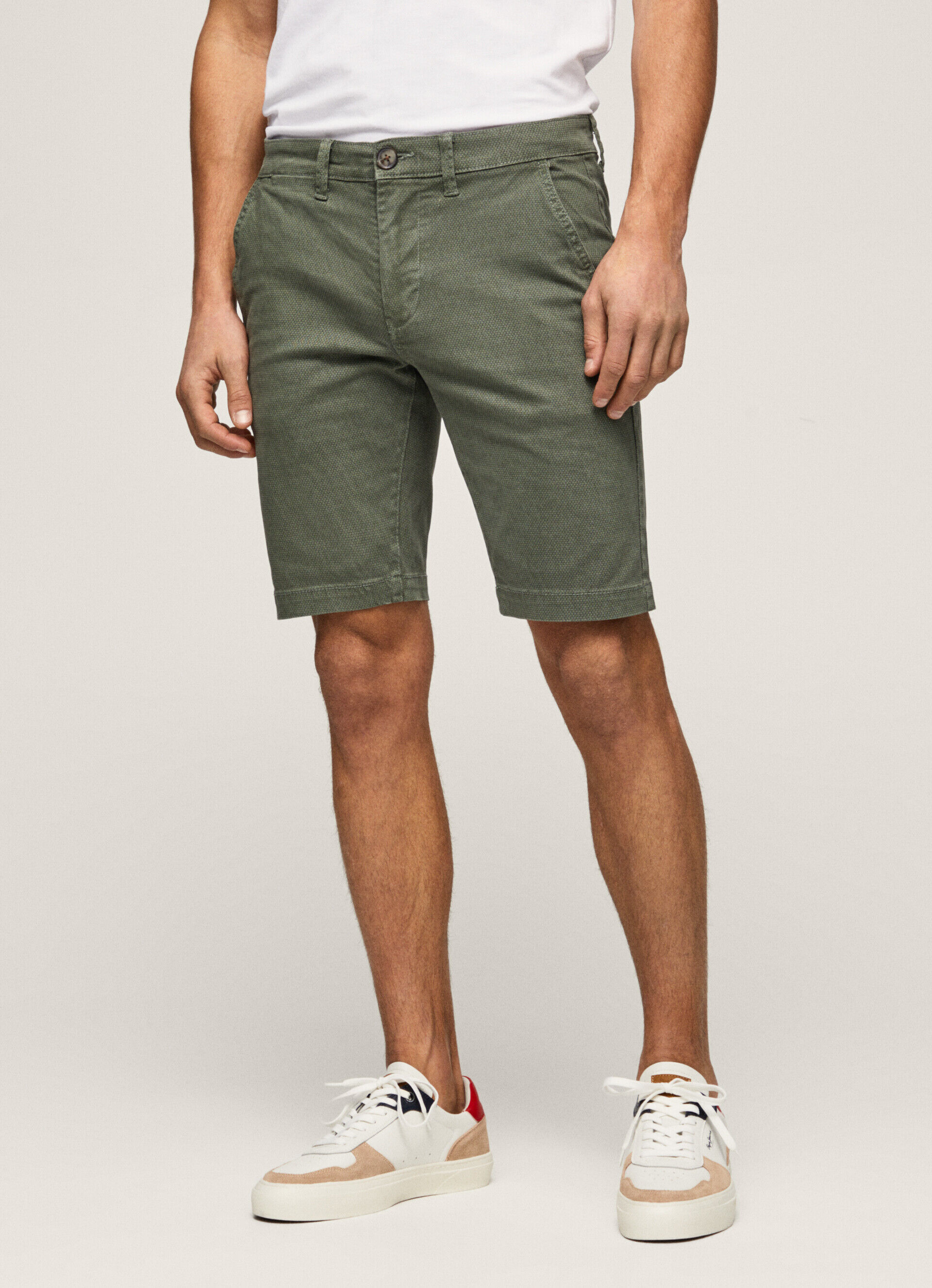 CHARLY FIT SLIM CHINESE BERMUDA - verde-esmeralda