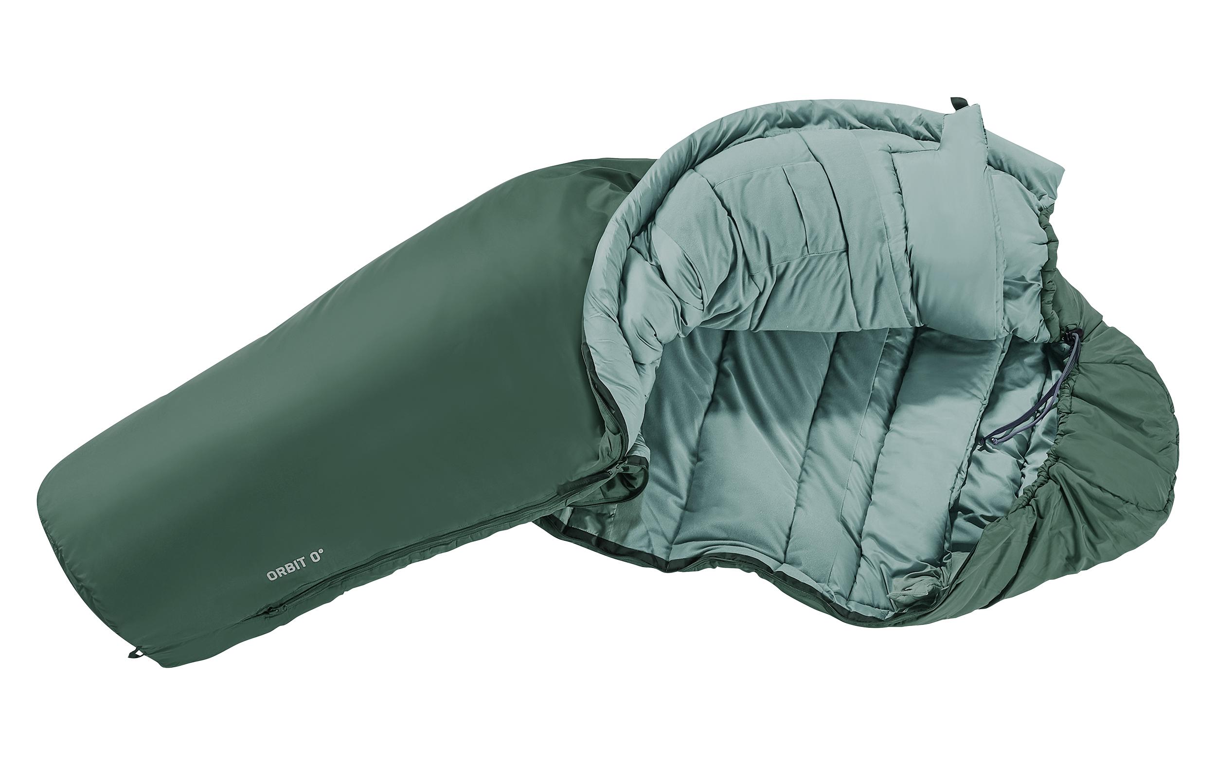 Schlafsack Orbit 0° SL Polyester, DunkelgrünKunstfaserschlafsack