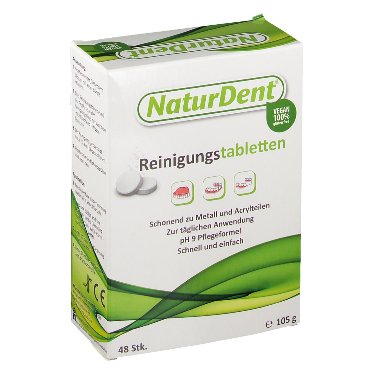NaturDent® Reinigungstabletten für den Zahnersatz