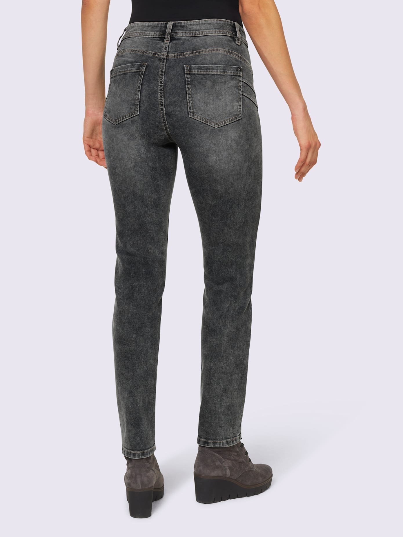 Jean push-up effet froissé tendance