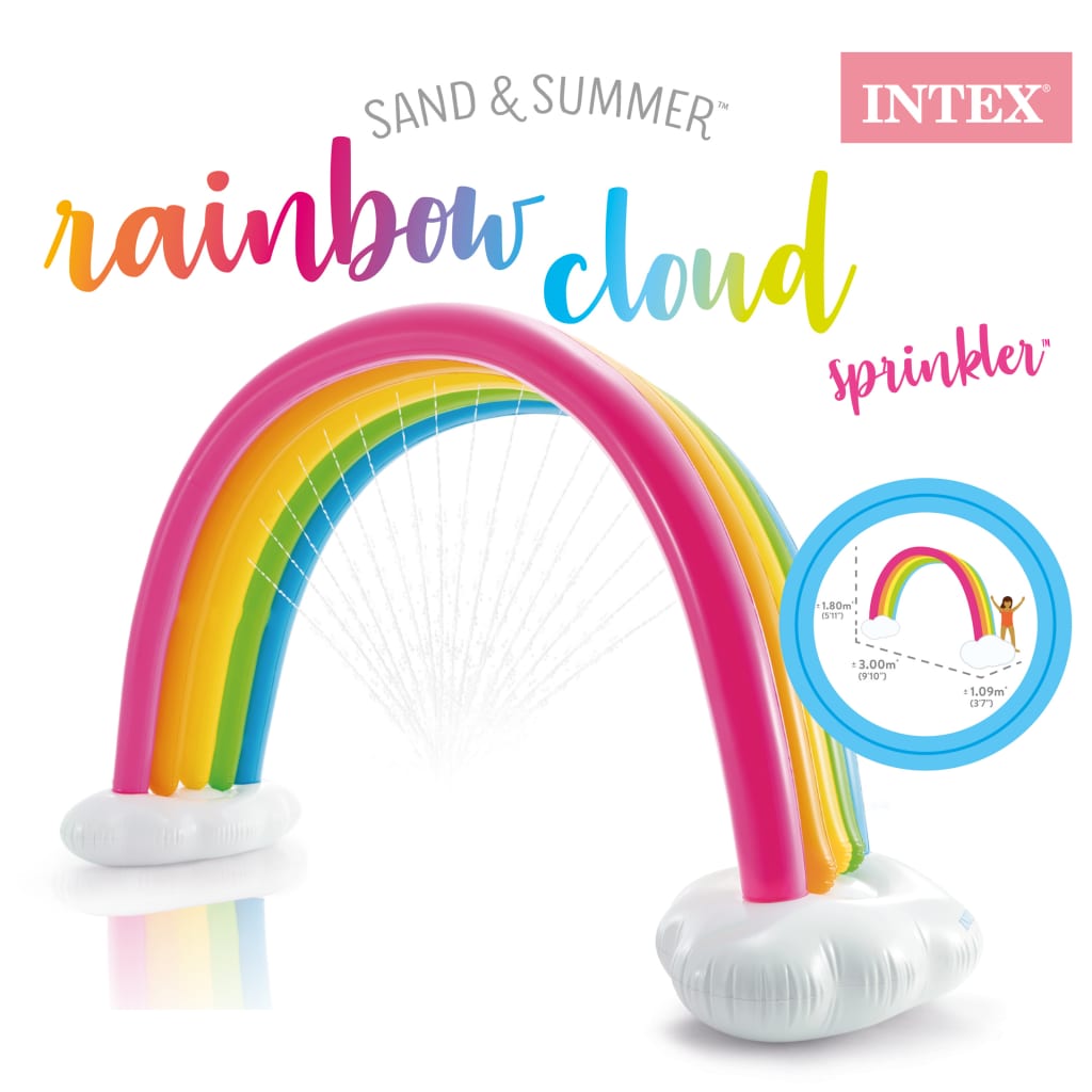 Aspersor inflável multicolorido Intex