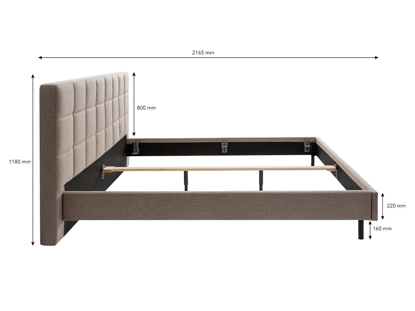 Nisco Cube Polsterbett - 180x200cm