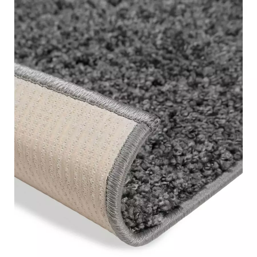 Wecon home basics Hochflorteppich Greta anthrazit grau