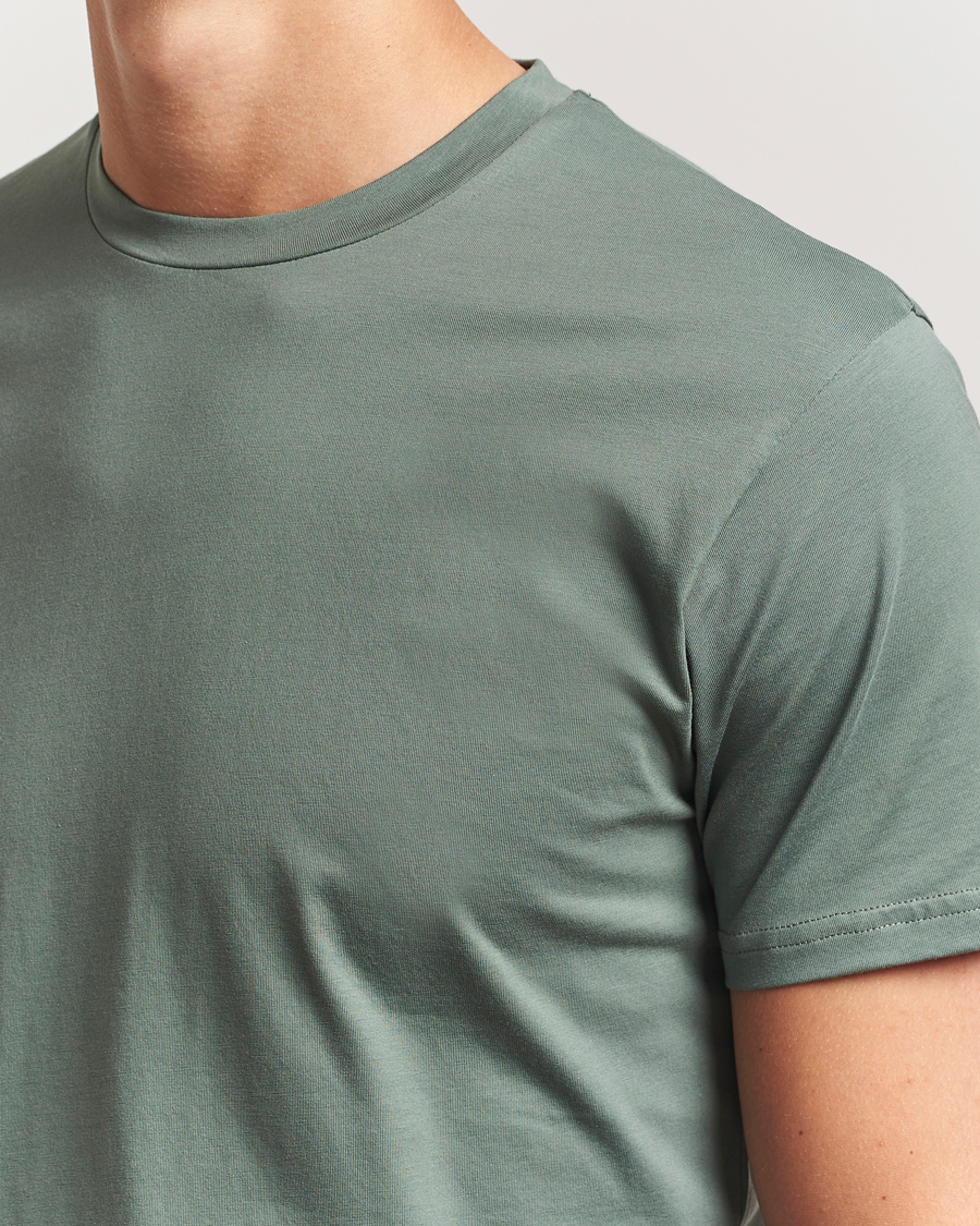 Sunspel Riviera Midweight T-Shirt Dusk Green