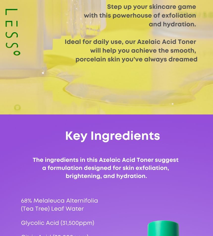 NINELESS - A-Control Azelaïnezuur Toner