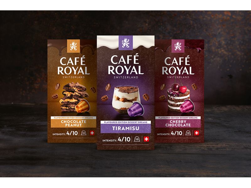 Café Royal Kaffeekapseln für Nespresso Cherry Chocolate 100 Kaffeekapseln für Nespresso Maschinen