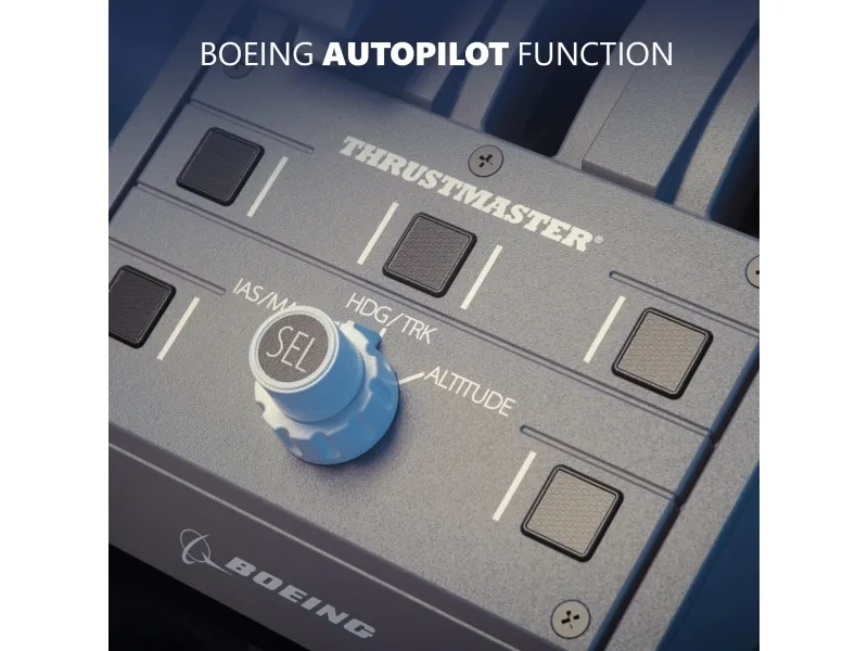 Thrustmaster Civil Aviation (TCA) Yoke Pack Boeing Edition - Spænde og speeder - kablet - for PC, Microsoft Xbox One, Microsoft Xbox Series S, Microsoft Xbox Series X