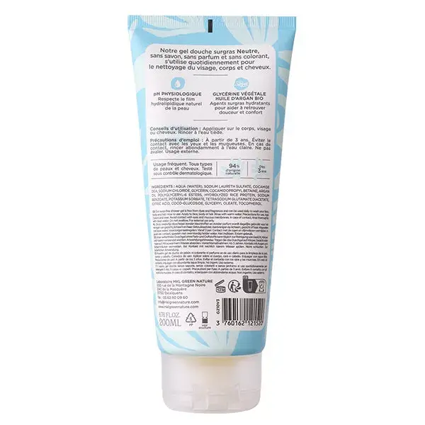 Shampoo de Banho Extra-Rico MKL Green Nature Cosm'Ethik 200ml