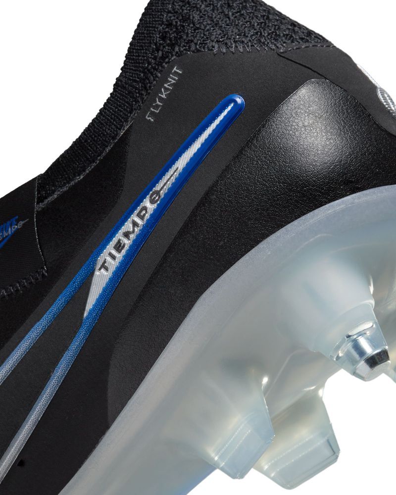 Chaussures de football Nike Tiempo Legend 10 Elite SG-PRO Noir & Bleu pour homme