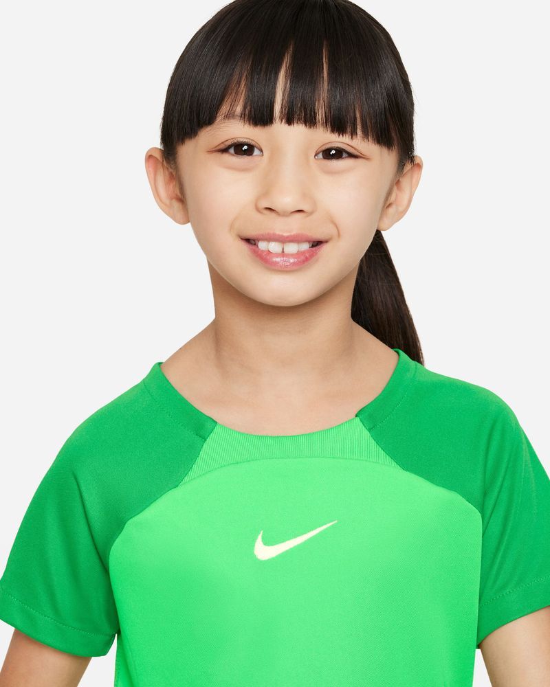 Ensemble maillot et short Nike Academy Pro Vert pour enfant