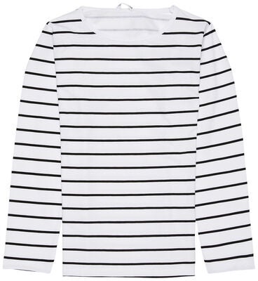 Luca & Lola Fanny Langermet Topp 2-pack, Grey Melange/Stripes
