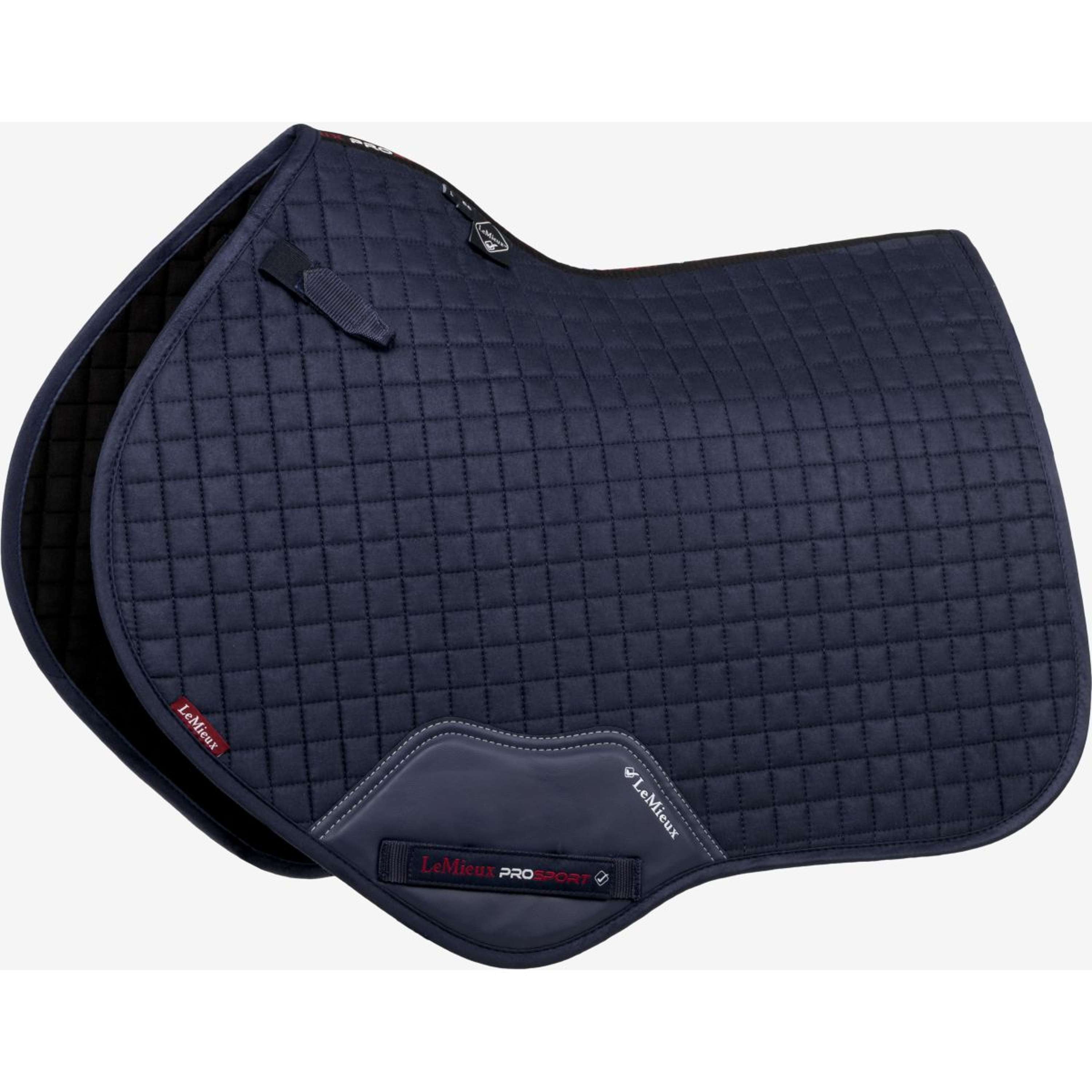 LeMieux Zadeldekje Suede Square Close Contact Navy