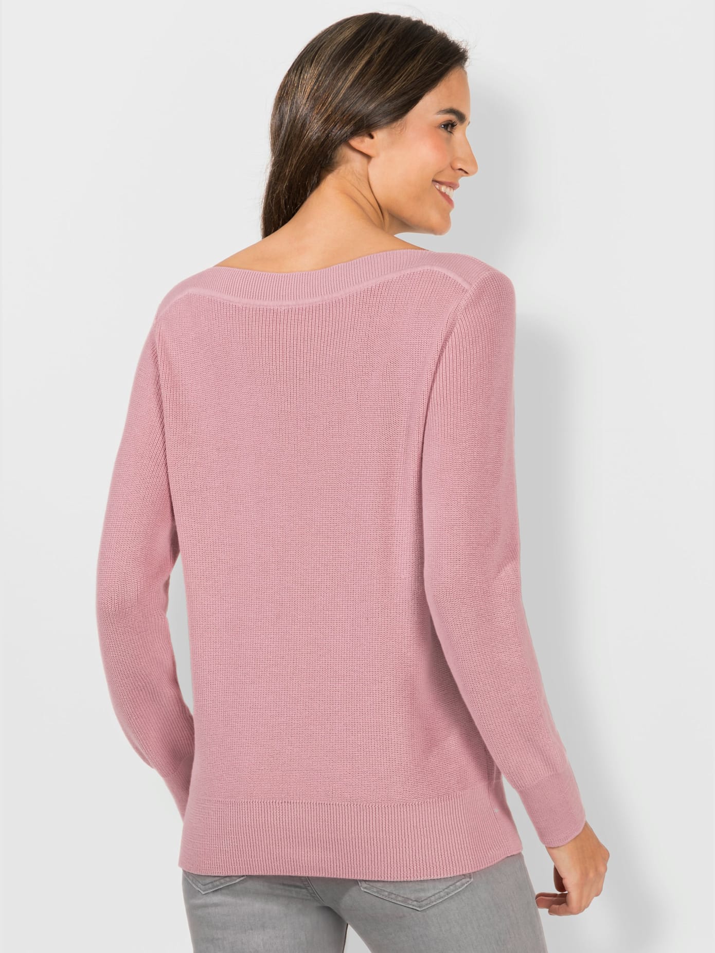 Pull en tricot structure côtelée