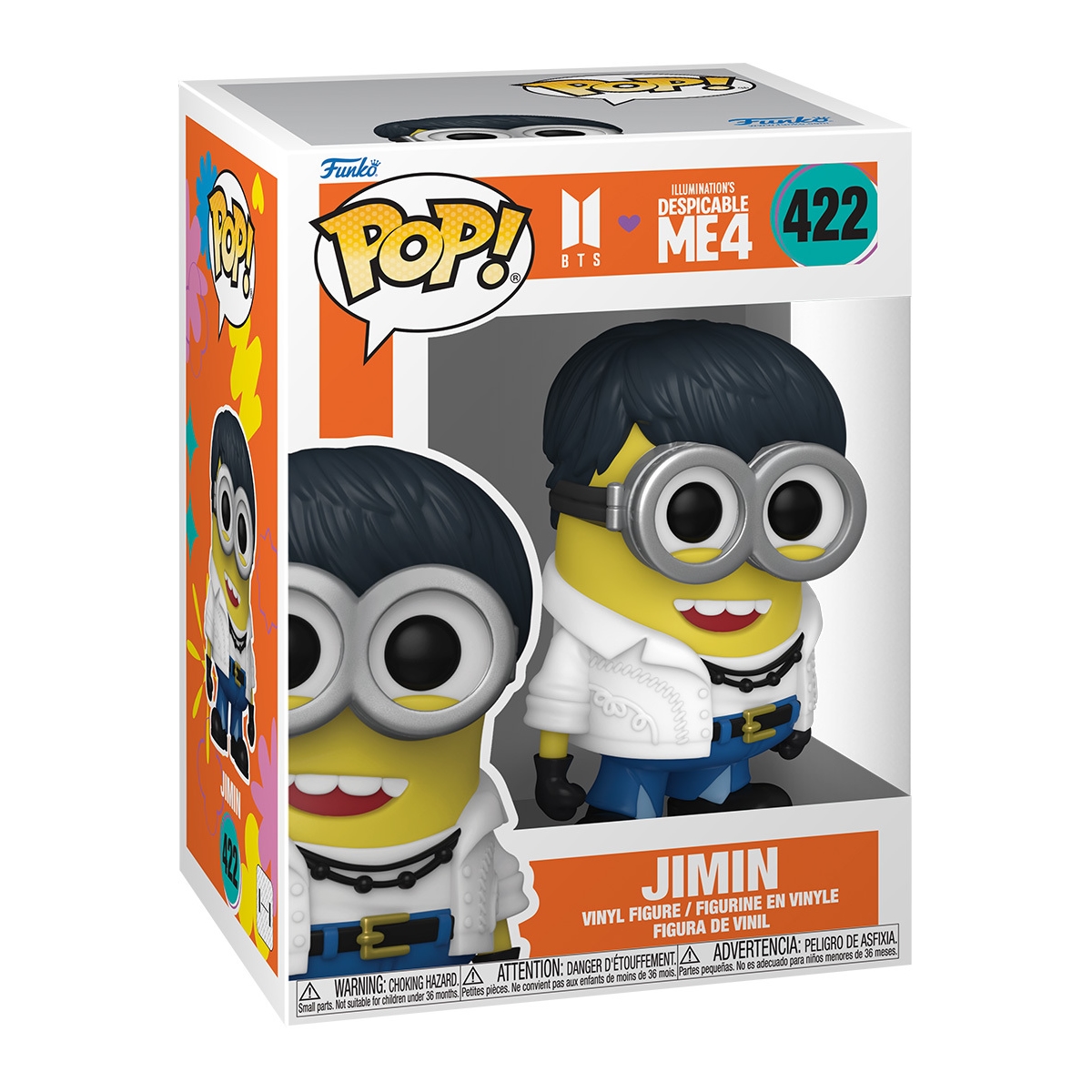 Funko Pop! Vinyl Minions figur (BTS Jimin)