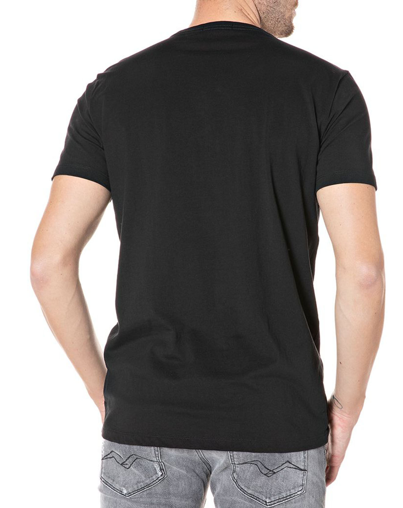 Replay T-Shirt Flash Ride Hard noir