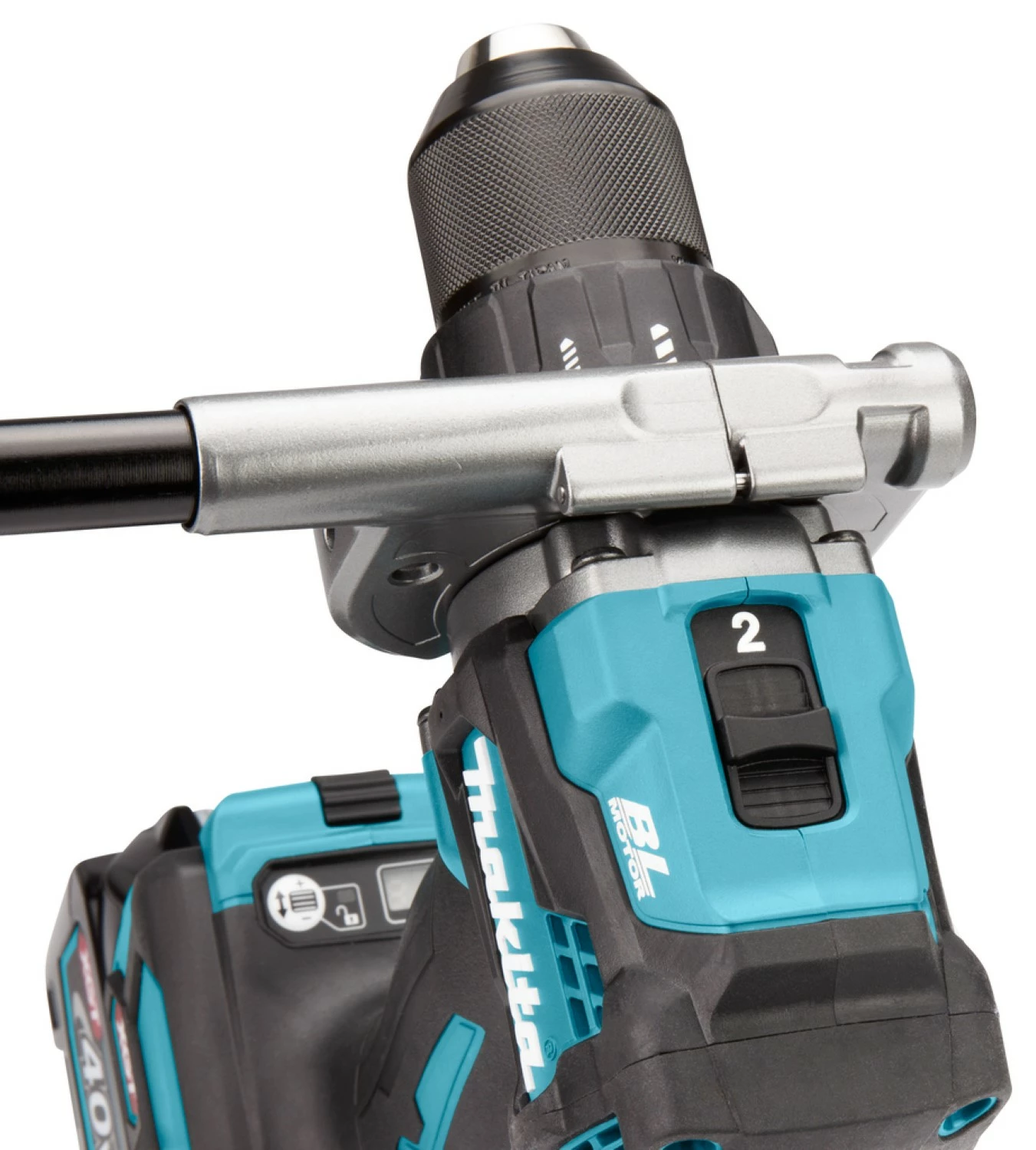 Makita DF001GM201 40V Li-Ion accu schroef-/boormachine set (2x 4,0Ah) in Mbox - 115Nm - koolborstelloos