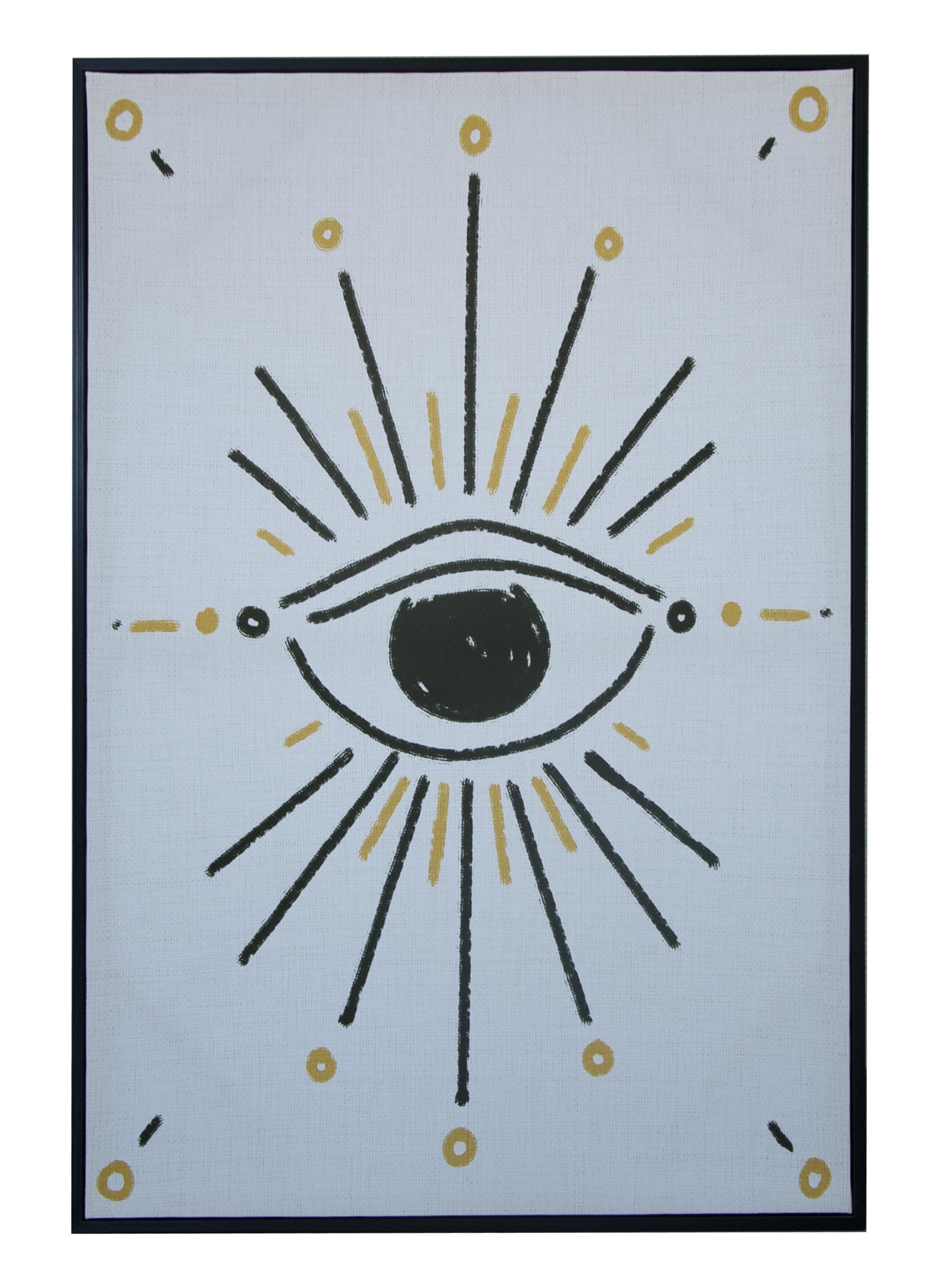 TABLEAU OEIL CADRE D.60X90CM