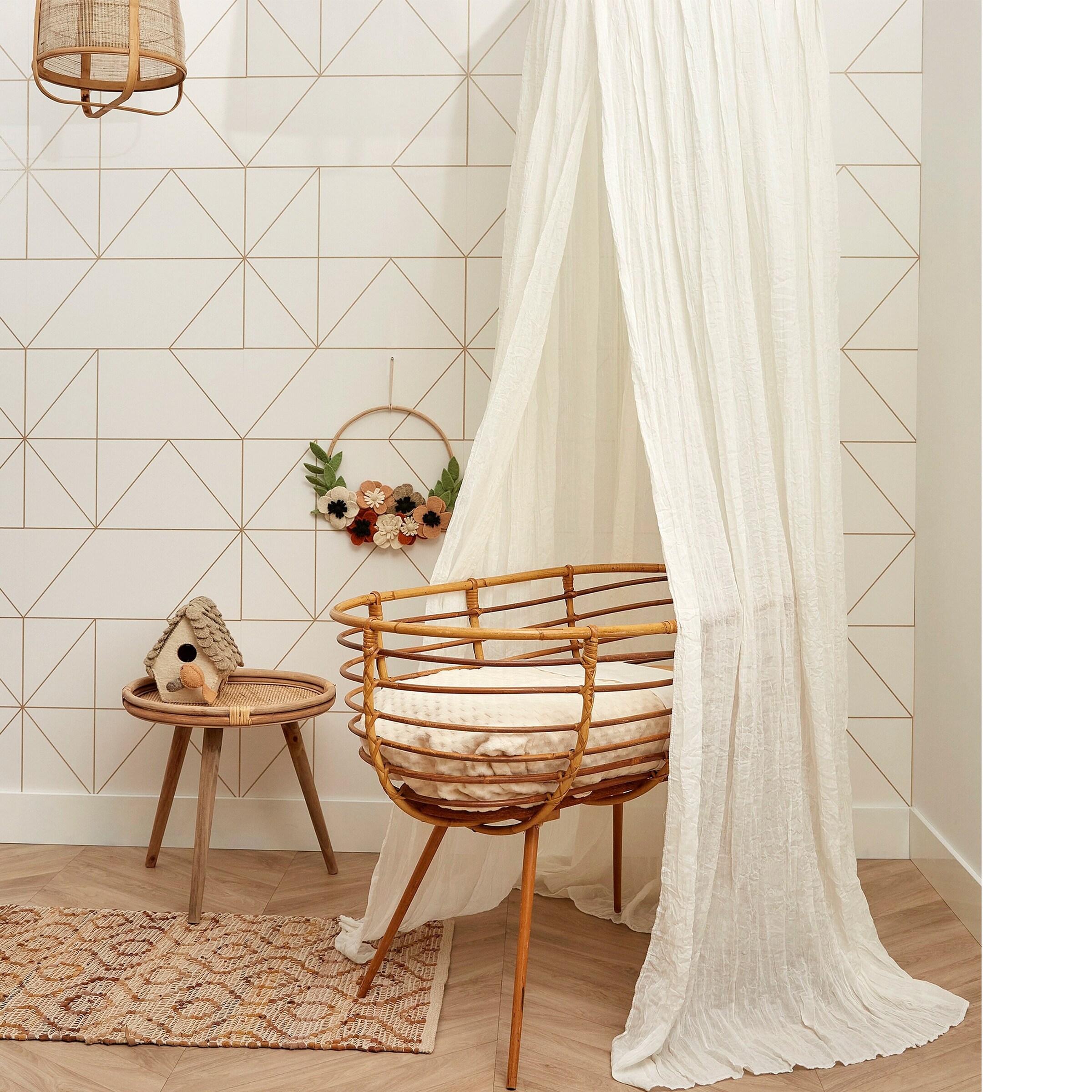 Meyco Baby Betthimmel Warm Weiß