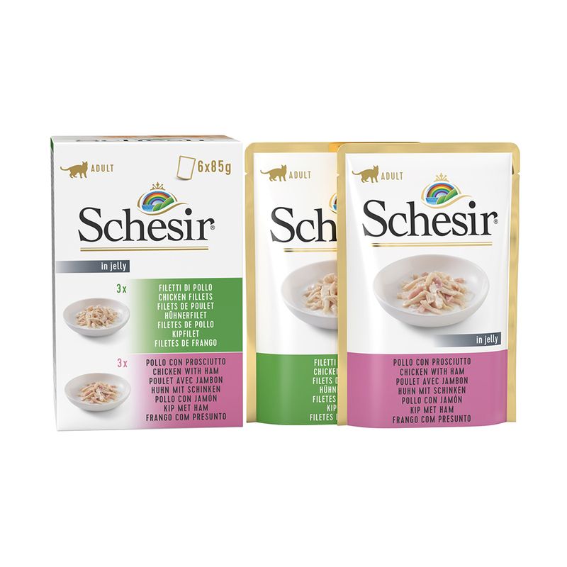 Schesir en gelée ou en sauce 6 x 85 g