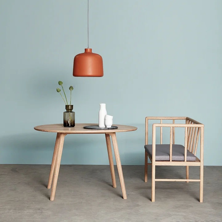Hübsch Interior - Ground Esstisch, Ø 115 cm, Eiche
