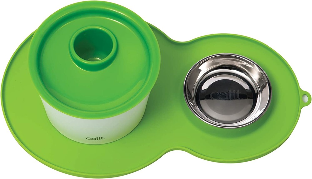 Catit set de table peanut vert taille m