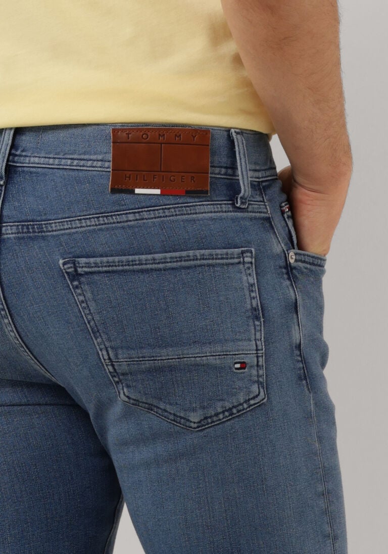 TOMMY HILFIGER blauwe tommy hilfiger slim fit jeans slim bleecker pstr