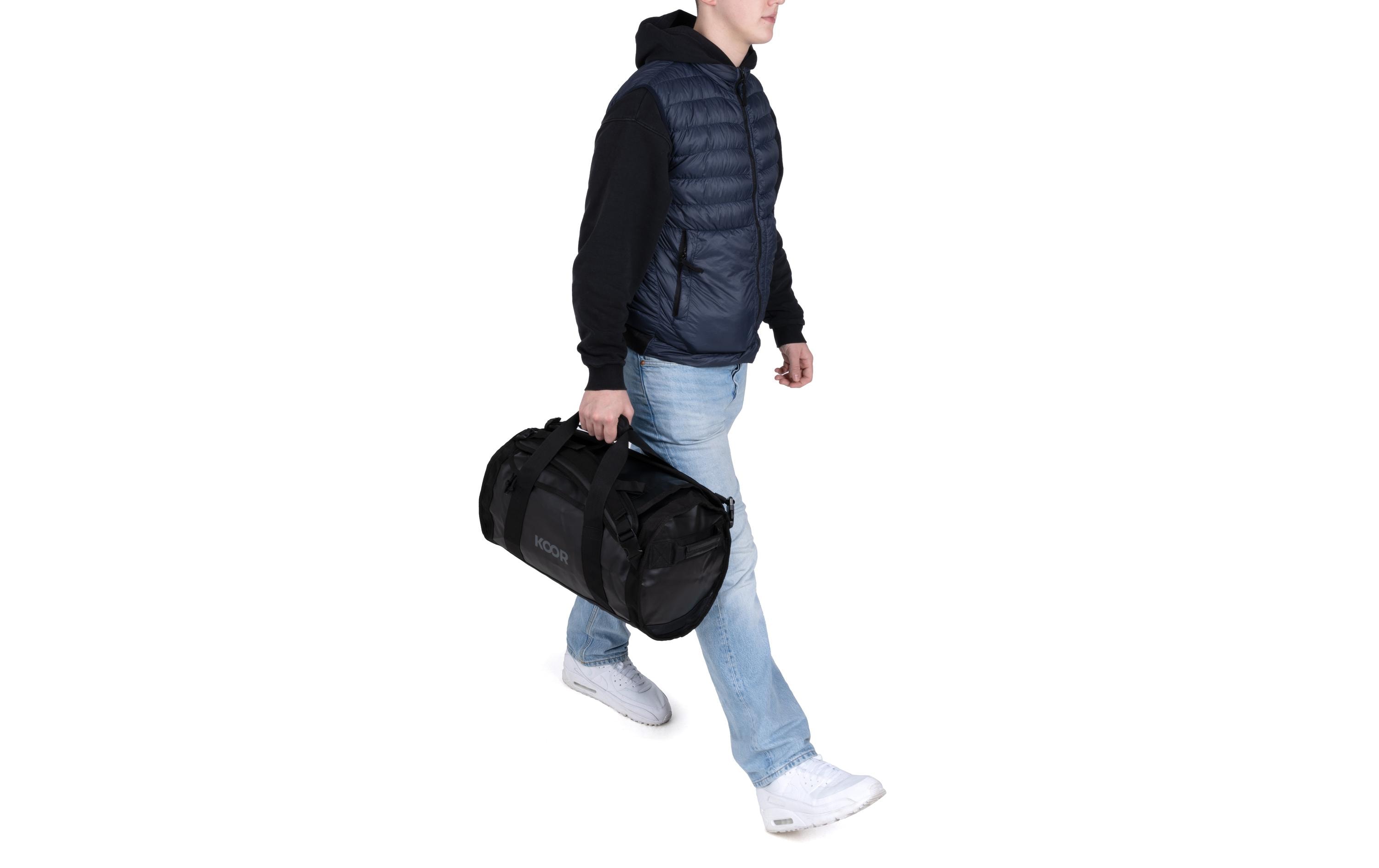 Duffle Bag Sooma 30 l, SchwarzWasserabweisende Reisetasche