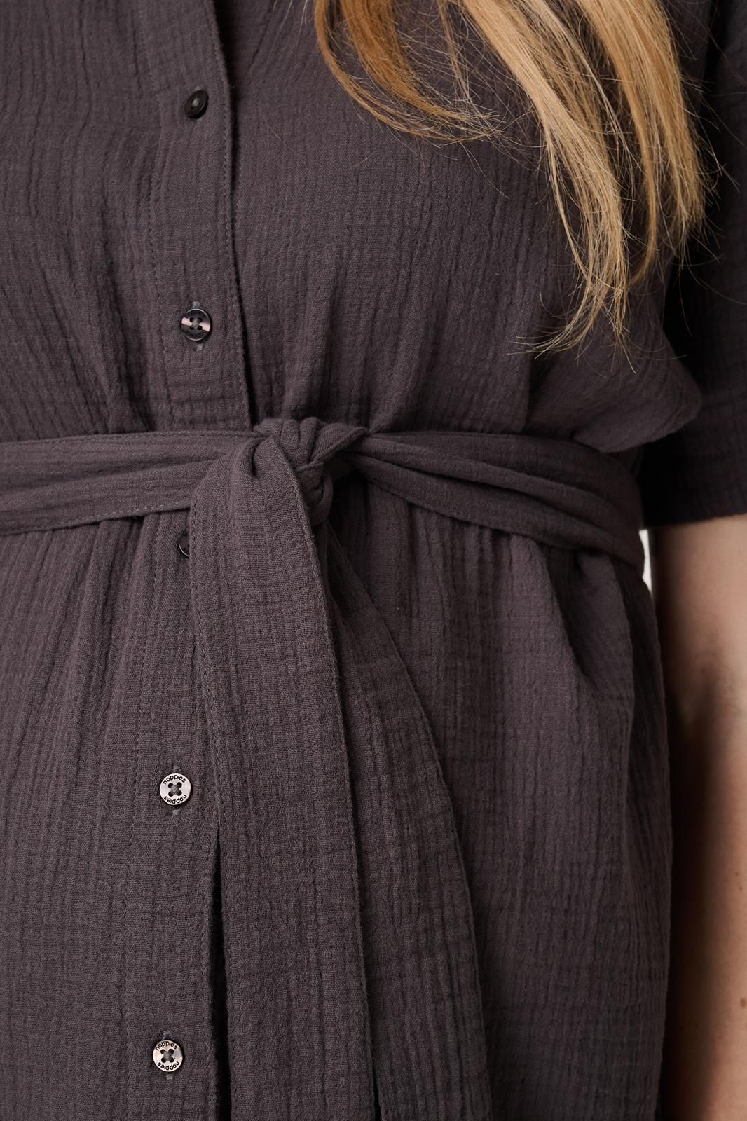 Noppies Maternity Blouse - Forged Iron