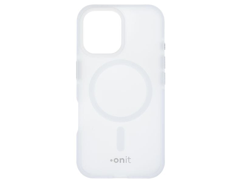 onit Back Cover Armorix iPhone 16 Weiss matt MagSafe-kompatible Schutzhülle, fallgeprüft nach MIL-STD-810H